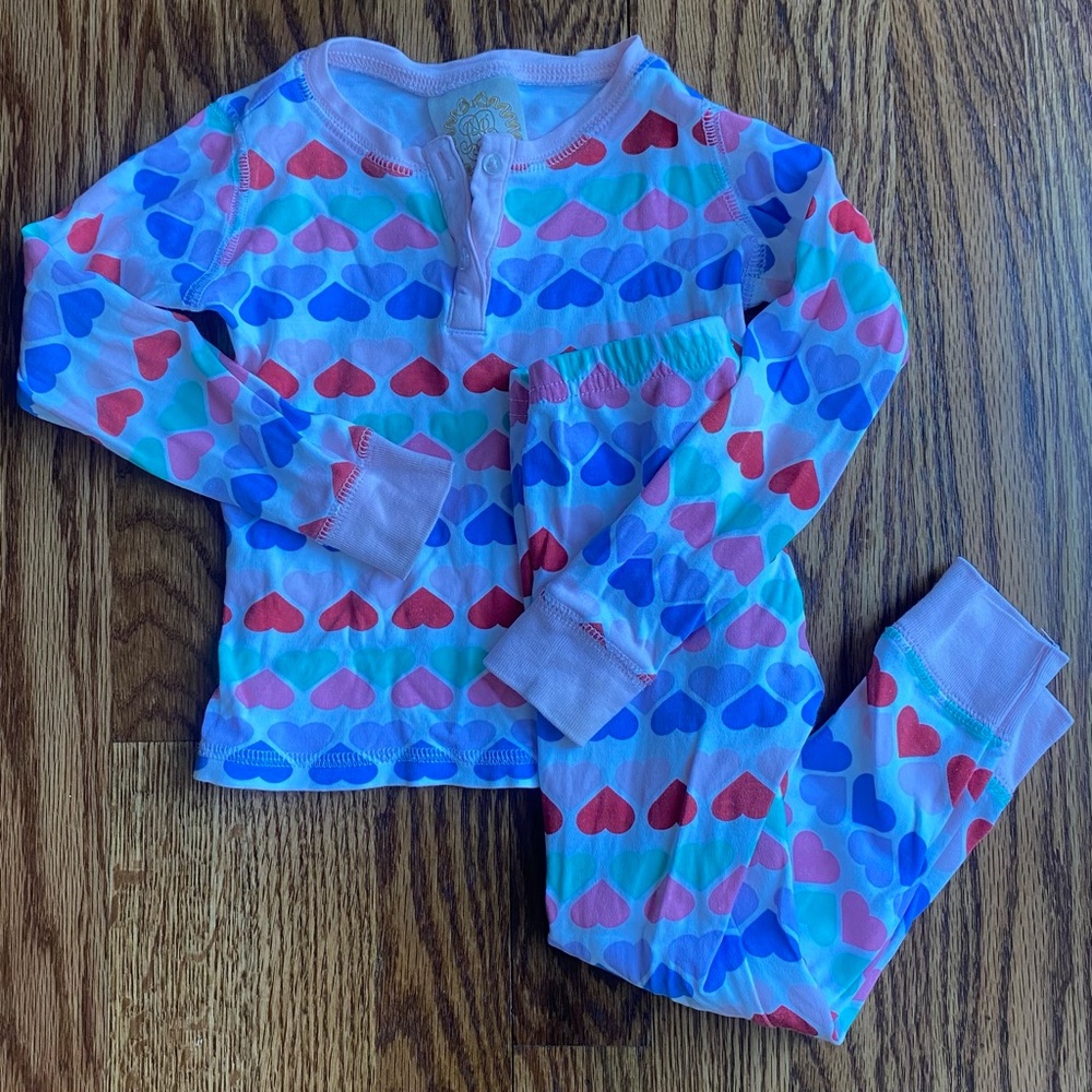 The Beaufort Bonnet Company Heart Pajama Set